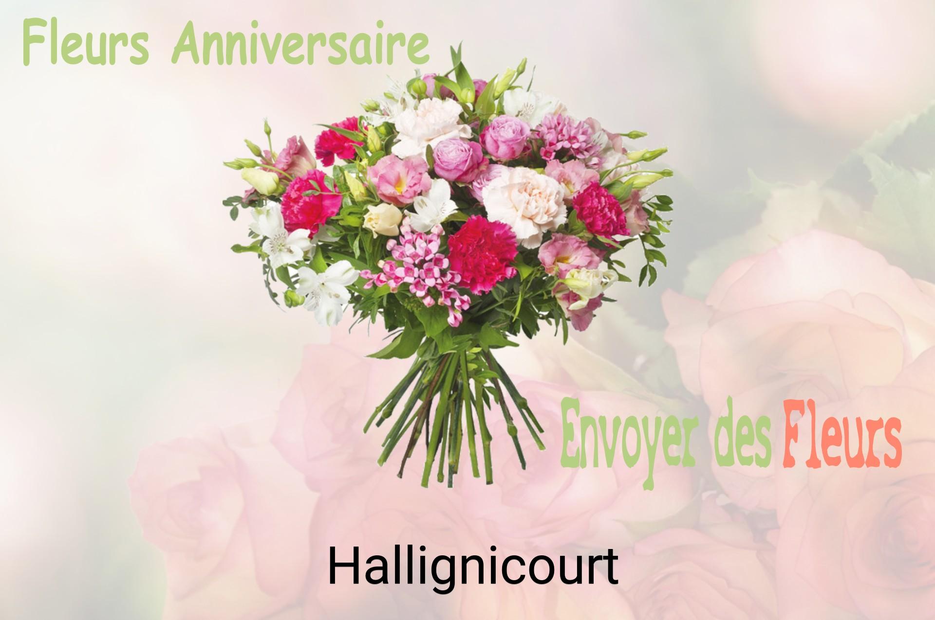 Bouquet de fleurs d’anniversaire livré à Hallignicourt