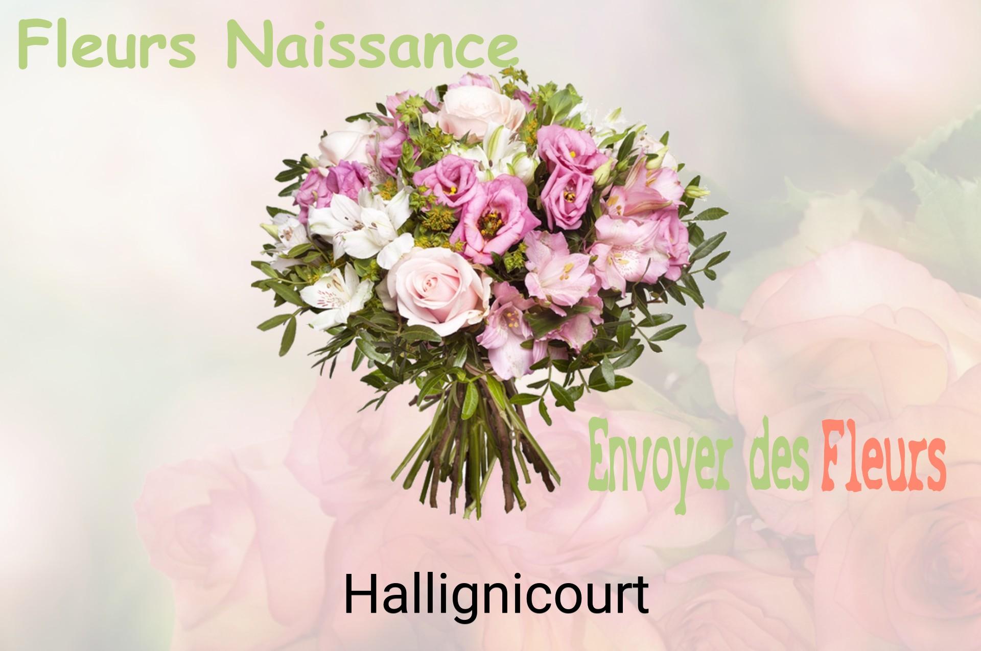 Bouquet de fleurs de naissance livré à Hallignicourt